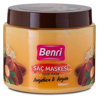 Benri Angelica &amp; Argan Hair Mask for Deep Nourishment 500 ml