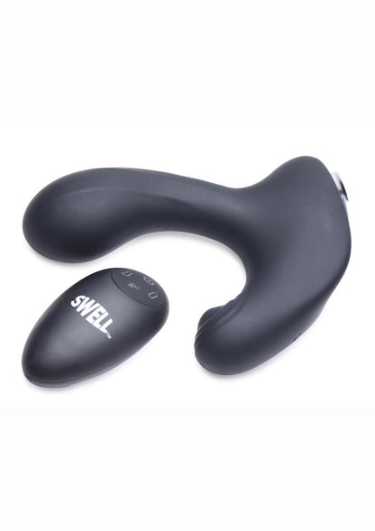 Swell Inflatable and Tapping Silicone Prostate Vibrator