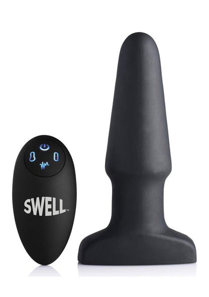 Swell Inflatable Vibrating Anal Plug With Remote Control