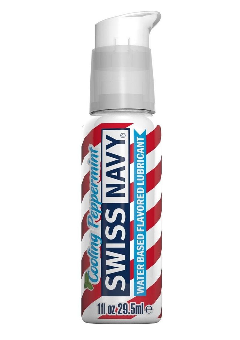 Swiss Navy Cooling Peppermint Flavored Water Based Lubricant