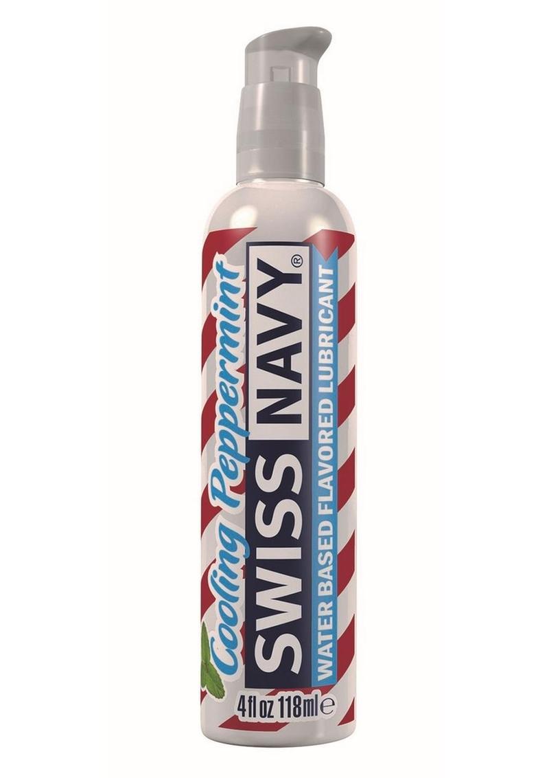 Swiss Navy Cooling Peppermint Flavored Lubricant 4 oz
