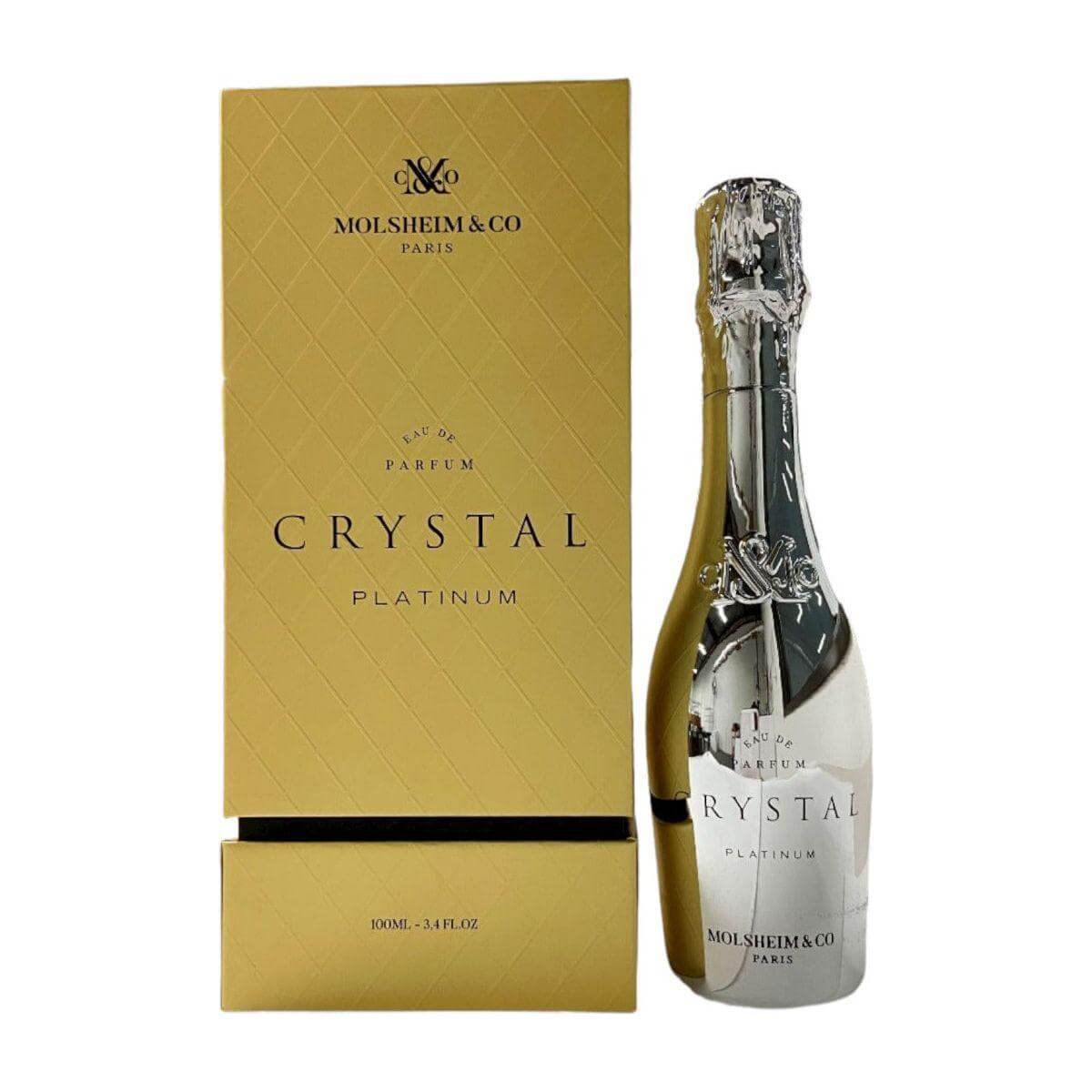 Crystal Platinum by Molsheim for Unisex EDP Spray 3.4 oz