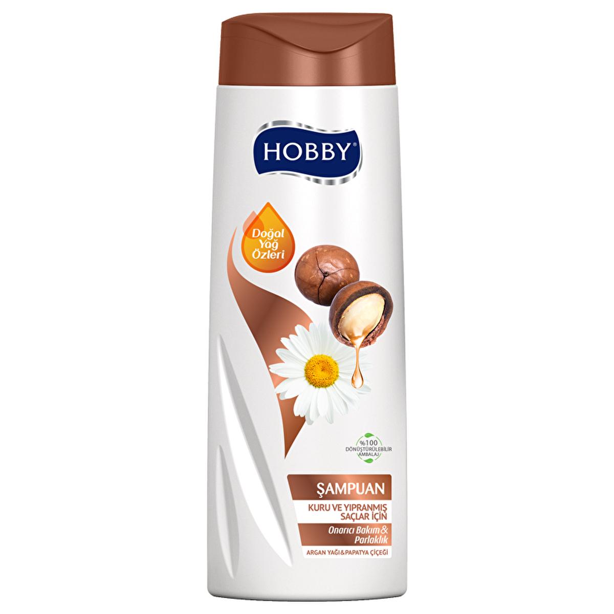 Hobby Argan &amp; Chamomile Shampoo - 16.9 fl oz - Repair, Moisturize &amp; Shine - Dry &amp; Damaged Hair Repair, Paraben-Free