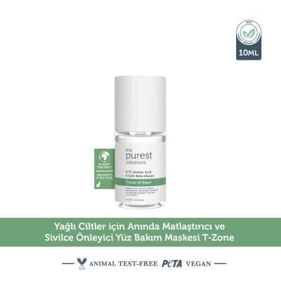 The Purest Solutions T-Zone Oil Eraser - Oil Control &amp; Sebum Balancing for Acne-Prone Skin