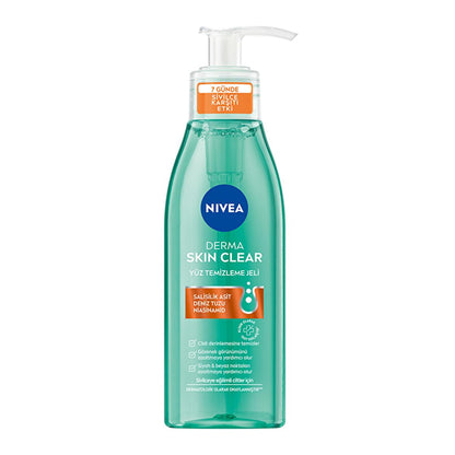 NIVEA Derma Skin Clear: Acne Face Wash &amp; Pore Minimizing Toner Set | Deep Cleansing, Blemish Control, Dermatological Skincare