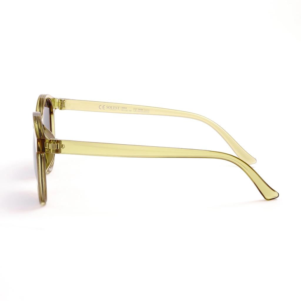 Solest London Olive Green Unisex Sunglasses 26022