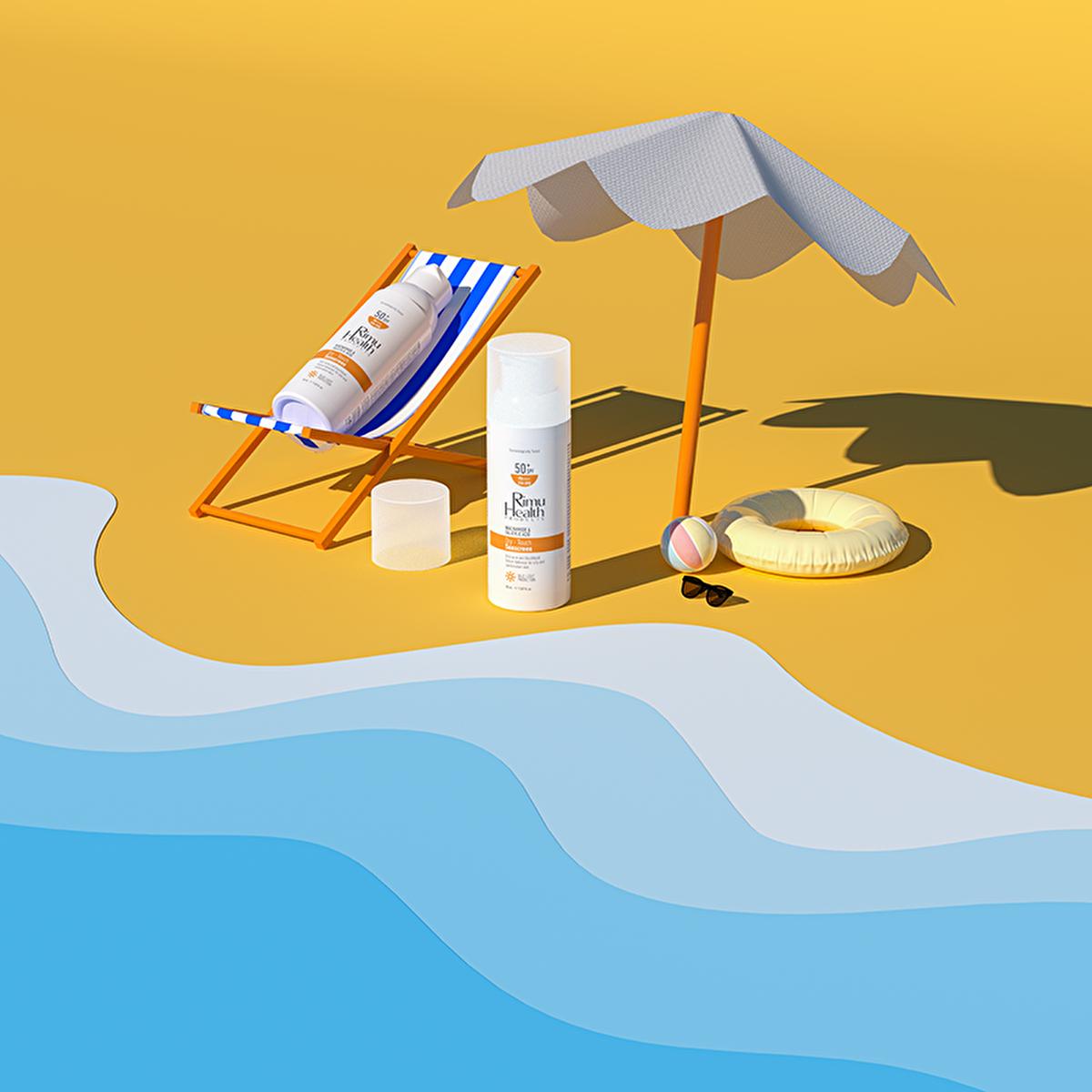 Rimu Health: Niacinamide &amp; Salicylic Acid Sunscreen for Oily &amp; Acne-Prone Skin | Blackhead &amp; Blemish Control, Broad Spectrum UVA Protection