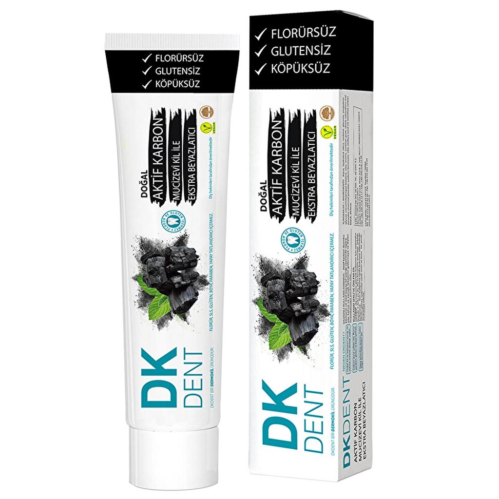 DK Dent Active Charcoal &amp; Clay Toothpaste 75 ml