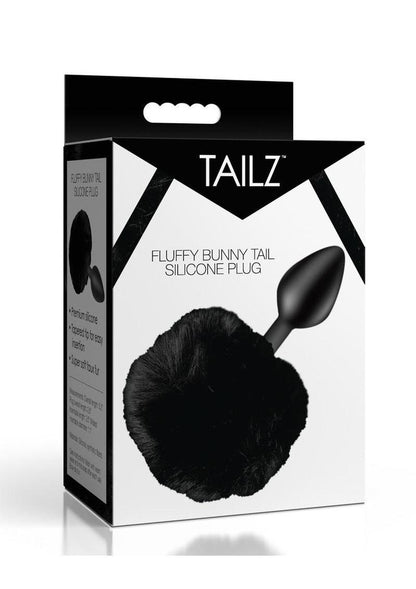 Tailz Fluffy Bunny Tail Silicone Plug