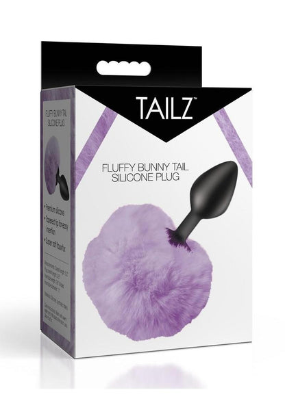 Tailz Fluffy Bunny Tail Silicone Plug