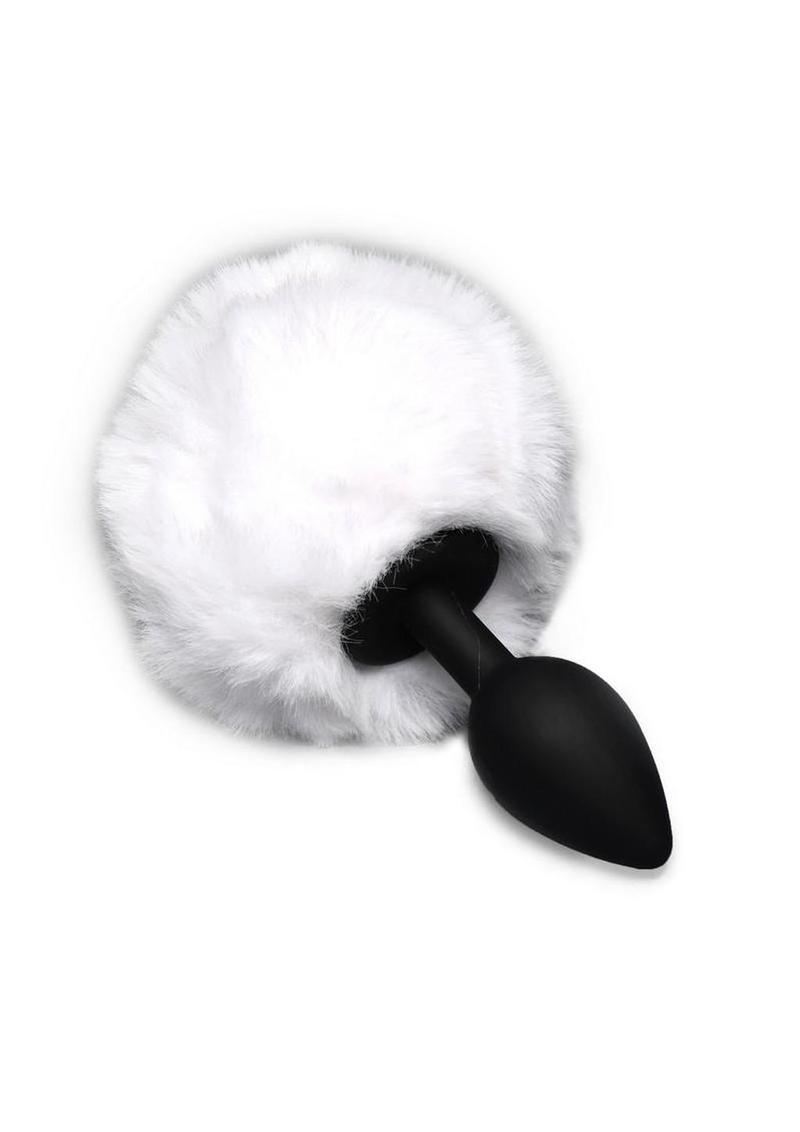Tailz Fluffy Bunny Tail Silicone Plug