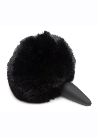 Tailz Interchangeable Black Bunny Tail Accessory Easy Snap-On