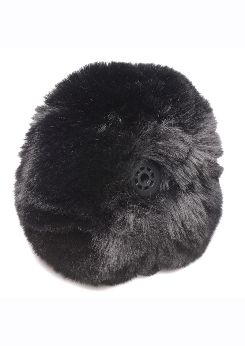 Tailz Interchangeable Black Bunny Tail Accessory Easy Snap-On