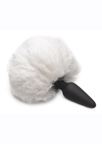 Tailz Interchangeable Black Bunny Tail Accessory Easy Snap-On