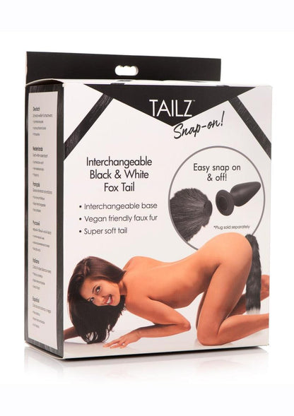 Tailz Interchangeable Fox Tail Vegan Friendly Faux Fur Anal Accessory