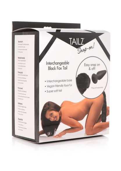 Tailz Interchangeable Fox Tail Vegan Friendly Faux Fur Anal Accessory