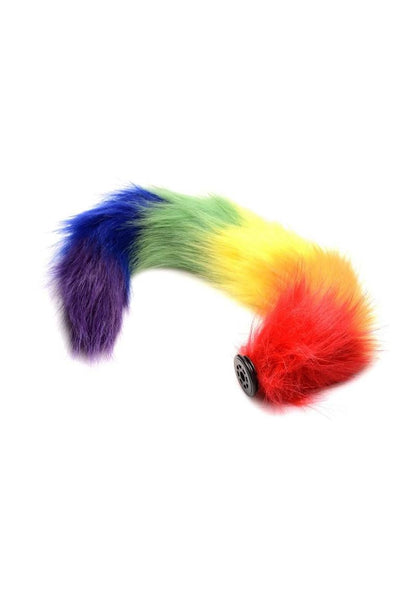 Tailz Interchangeable Rainbow Tail Faux Fur Pride Accessory