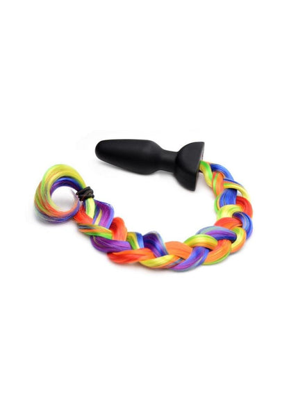 Tailz Vibrating Rainbow Pony Tail Anal Plug – Fun and Powerful
