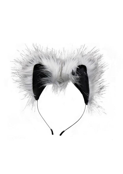 Tailz Grey Wolf Tail Anal Plug And Ears Set Cosplay Fantasy Kit