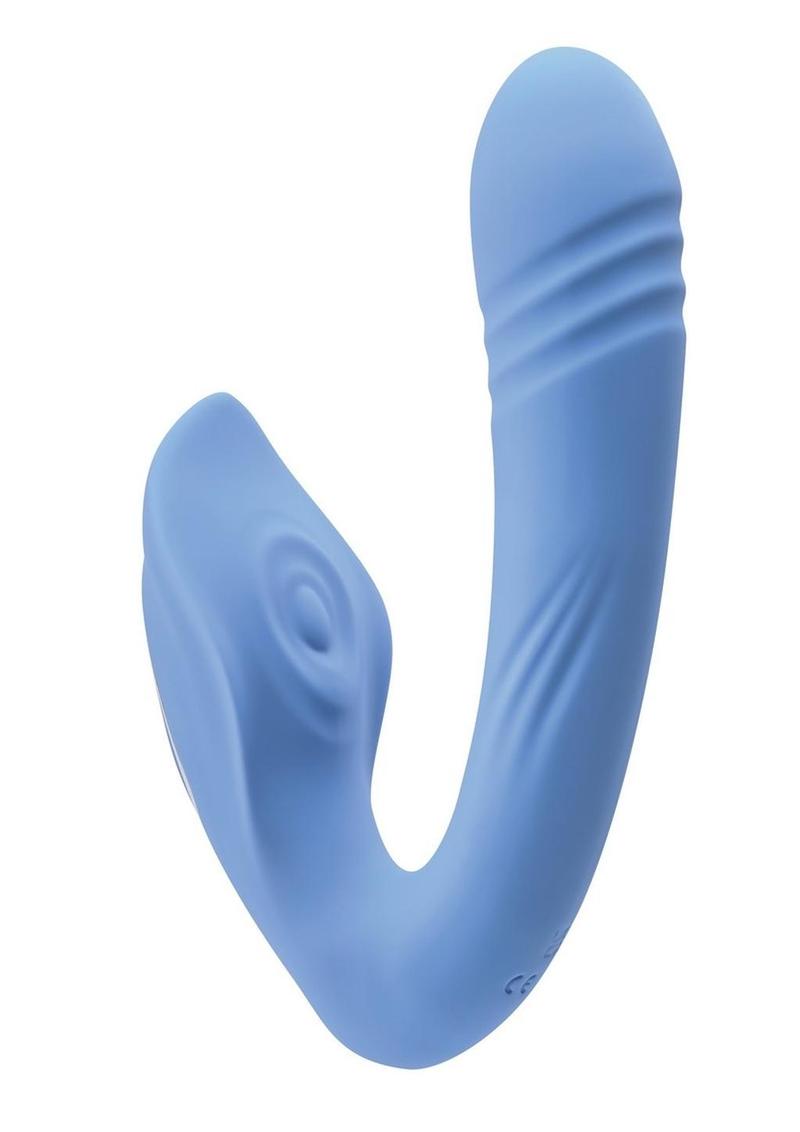 Tap and Thrust Silicone Vibrator