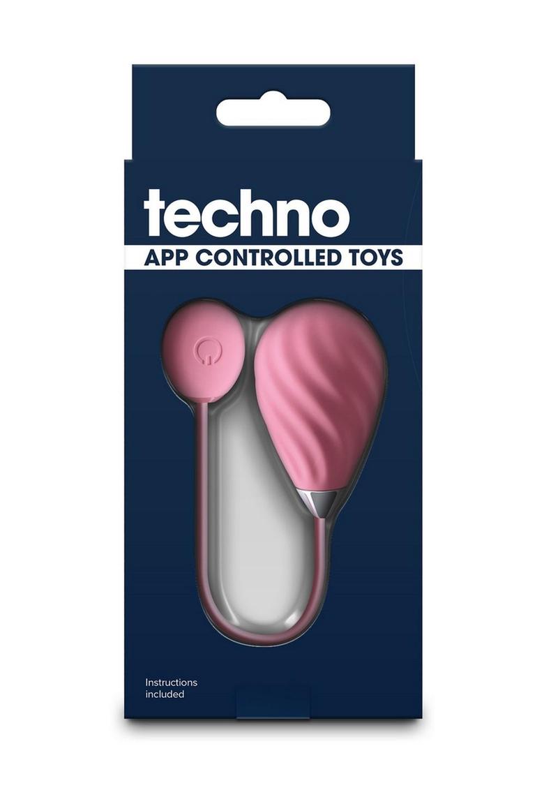 Techno Kandi App Control Rechargeable Silicone Egg Vibrators