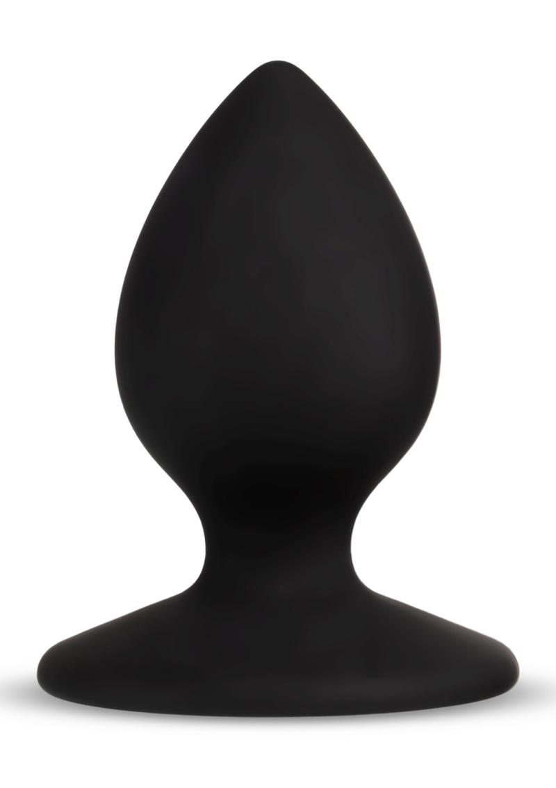 Temptasia Slut Silicone Butt Plug Black
