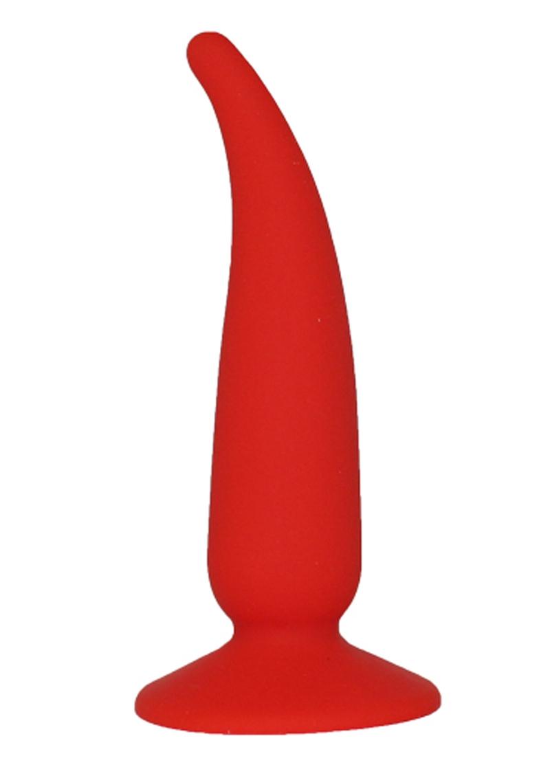 The 9’s Plug And Play Chili Silicone Butt Plug