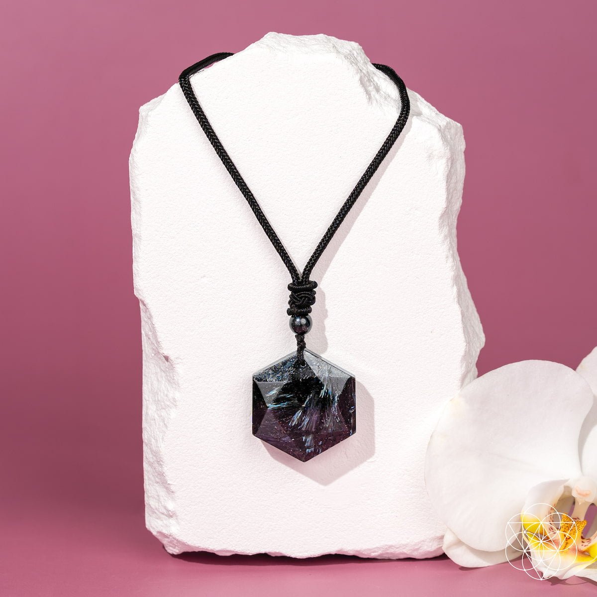 The Arfvedsonite Deep Healing Pendant