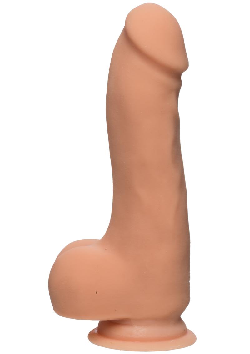 The D by Doc Johnson Master D Dual Density Dildo with Balls ULTRASKYN