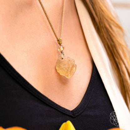 The Destiny Relic – Libyan Desert Glass Pendant
