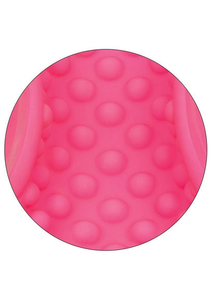 The Gripper Beaded Grip Masturbator - Pink
