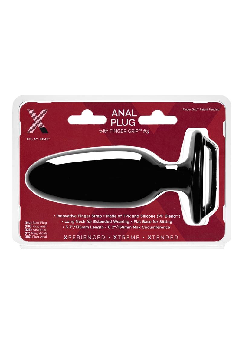 XPlay Gear Finger Grip Anal Plug 