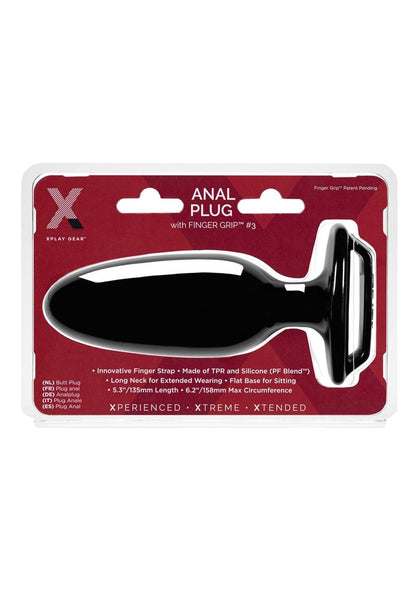 XPlay Gear Finger Grip Anal Plug 