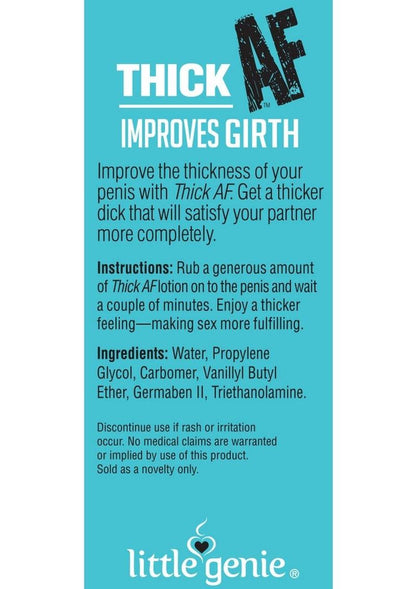 Thick AF Girth Cream for Him 1.5oz Boost Fullness