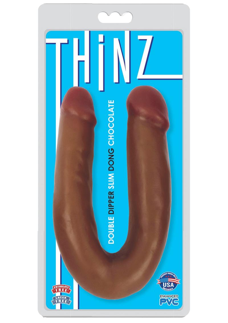 Thinz Double Dipper Slim Dong Midnight Dildo