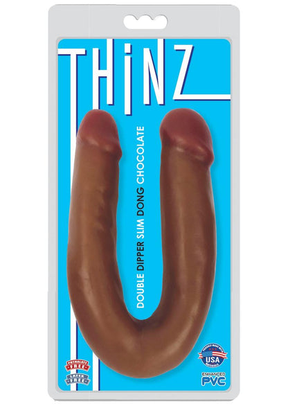 Thinz Double Dipper Slim Dong Midnight Dildo