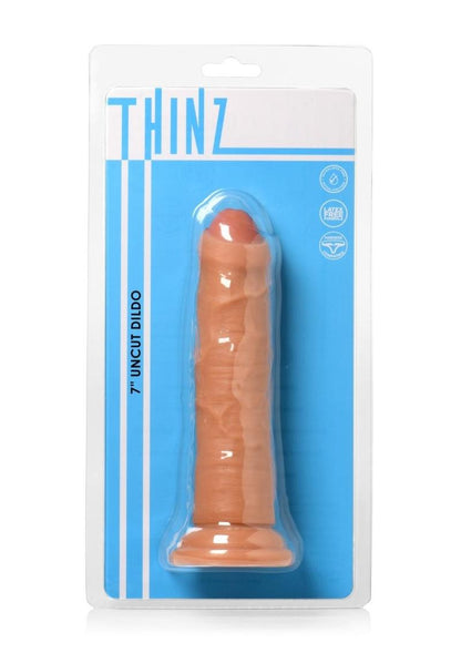 Thinz Uncut Dildo with Balls Realistic Vanilla Dildo