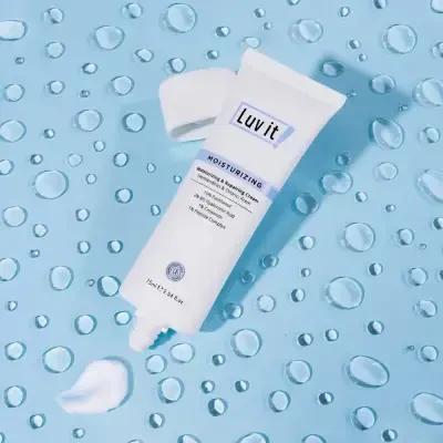 Luv it Moisturizing Cream with Hyaluronic Acid &amp; Panthenol - Anti-Aging Skincare for Dry Skin