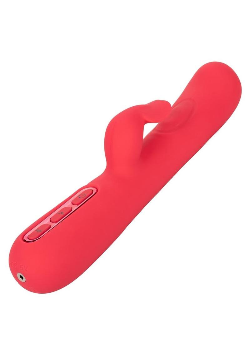 Throb Flutter Silicone Rechargeable Vibrator 2X Thumping Action