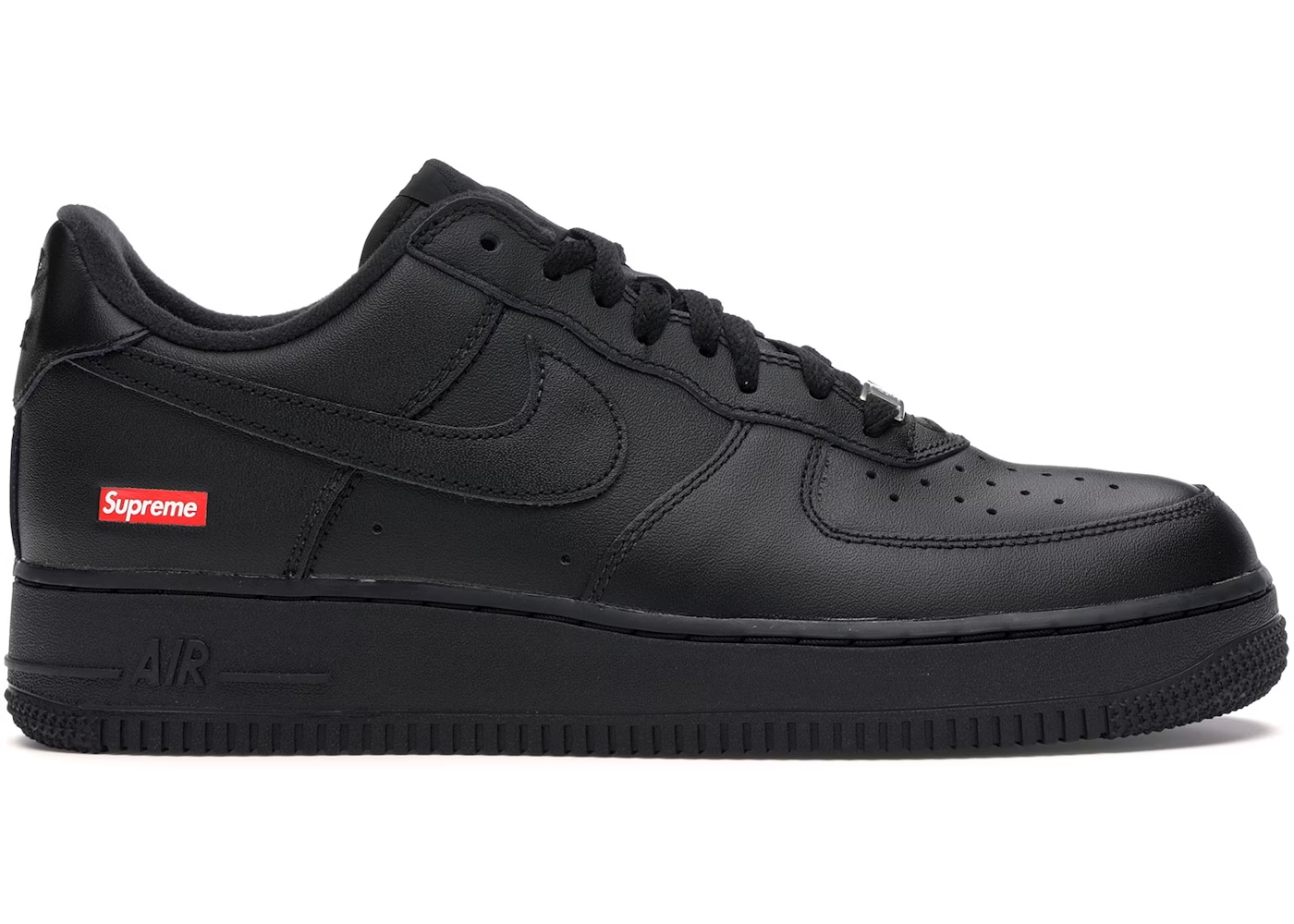 NEW Nike Air Force 1 Low Supreme Black CU9225-001