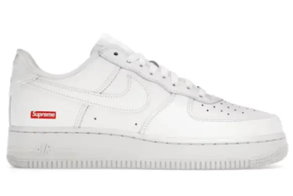 NEW Nike Air Force 1 Low Supreme White CU9225-100 by Stvshbox