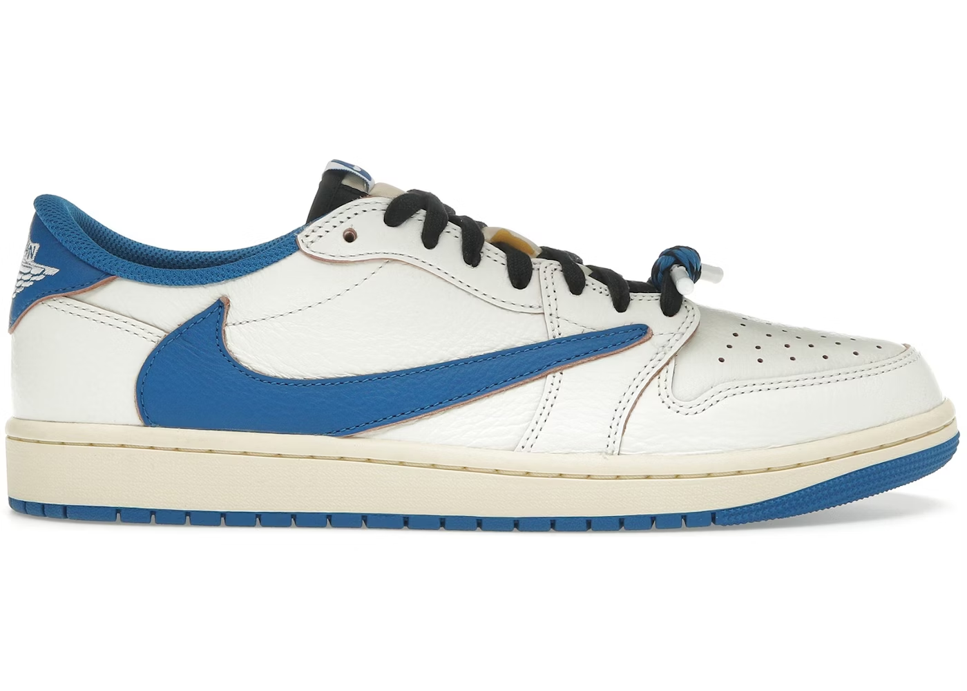 New Jordan 1 Retro Low Frag Fragment x Travis Scott Sail