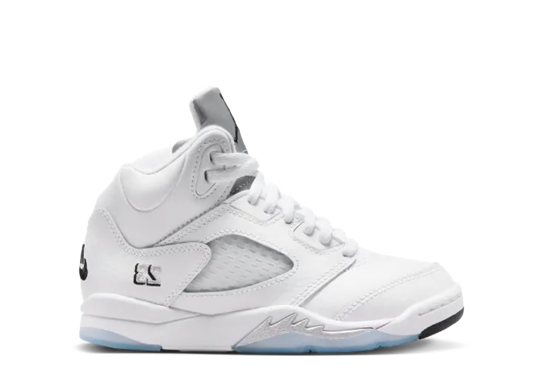 Jordan 5 Retro White Metallic 2026 Preschool by Stvshbox