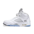 Jordan 5 Retro White Metallic 2026 GS Grade School Sneaker