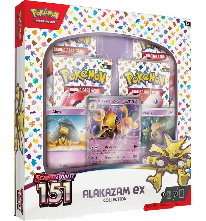 2023 Pokemon Scarlet Violet 151 Alakazam Ex Box