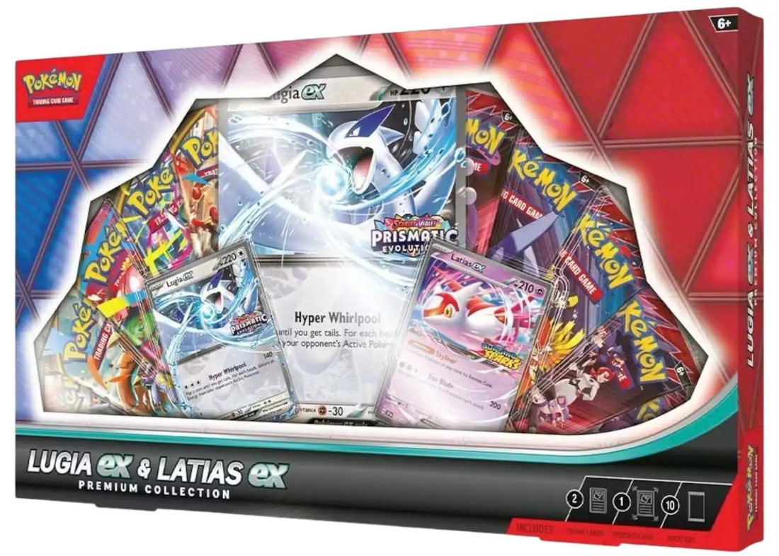2025 Pokemon Prismatic Evolution Lugia Ex Latias Ex Box by Stvshbox