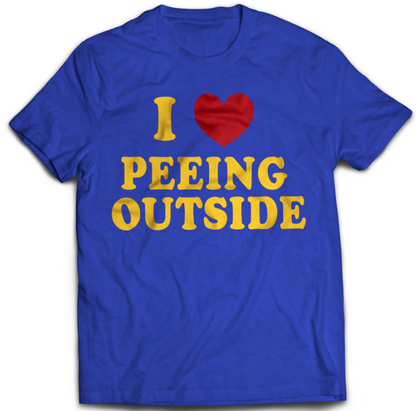 I Heart Peeing Outside