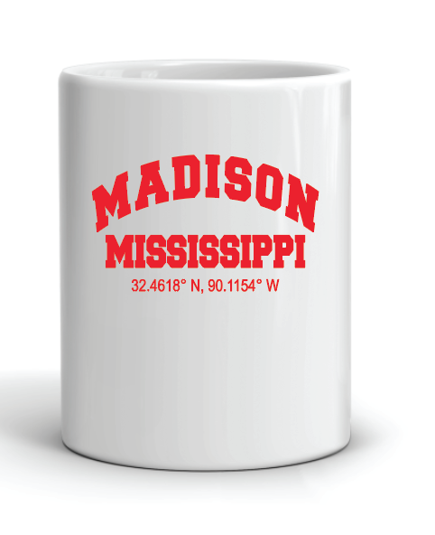 32.4618 N, 90.1154 W - Madison Coordinates