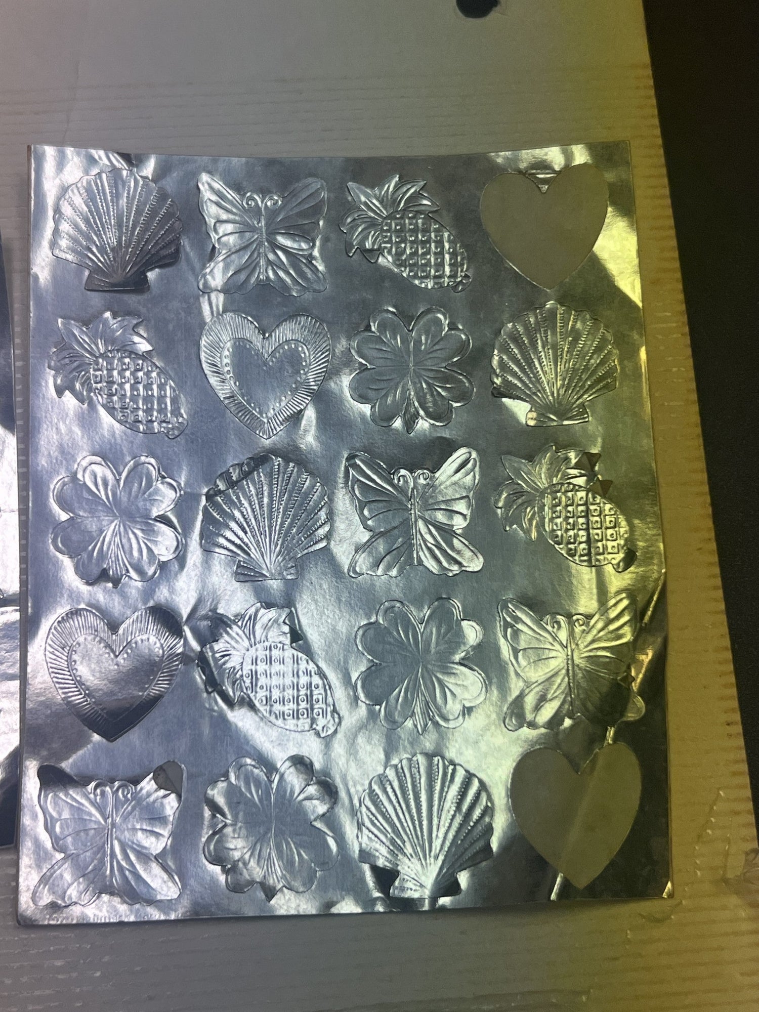 Vintage Foiled and Japanese Stickers - 1979 Hallmark Silver Edition