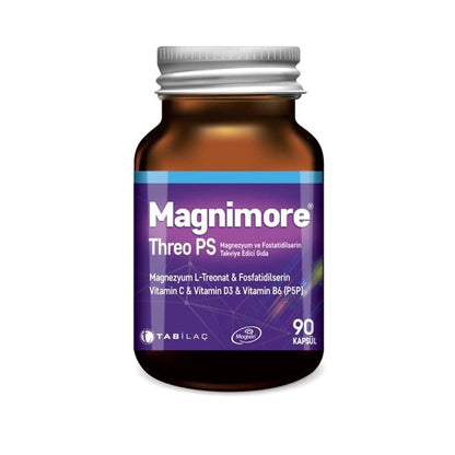 Magnimore Dietary Supplement for Cognitive Support - Threo PS 90 Capsule - Enhances Mental Clarity &amp; Brain Health